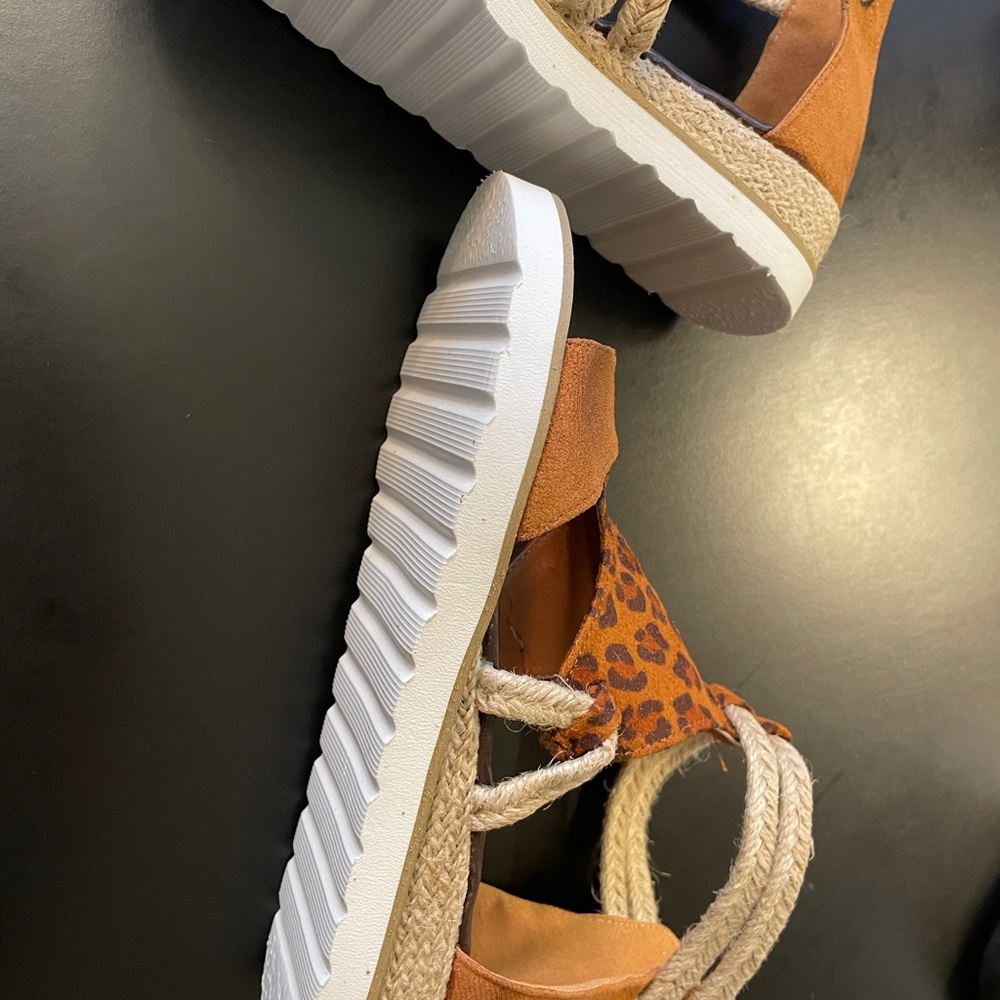 Leopard Sandals